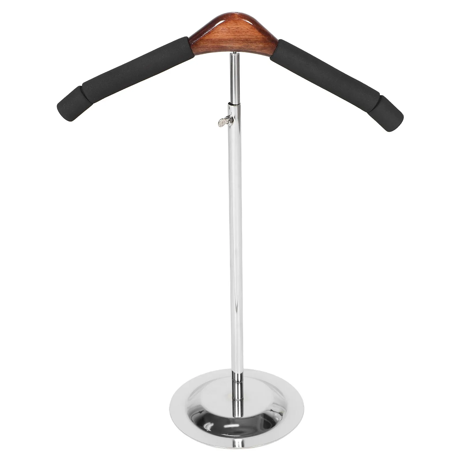 T- Display Rack Stainless Steel Base Non-Slip Hangers Retail Store Metal Garment Stand T-Shirt Frame