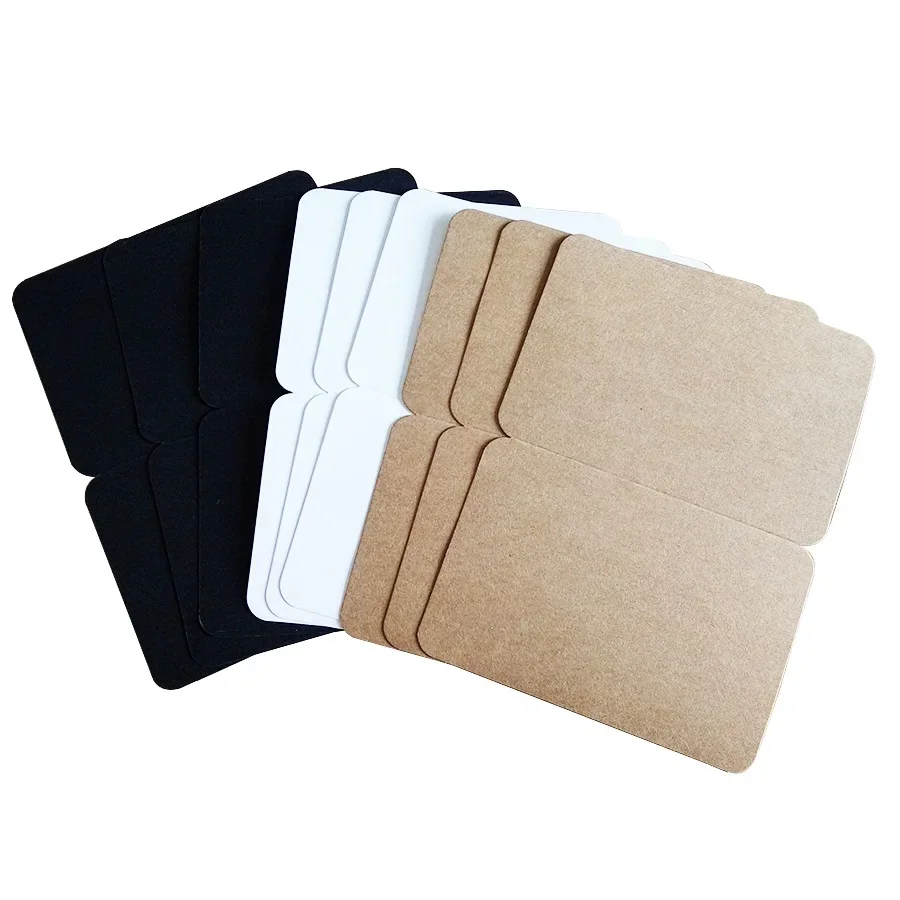 10pcs 15x10cm Blank Folded Card Postcard DIY Handwritten Blessing Journal Decoration Supplies Gift Thank You Cards
