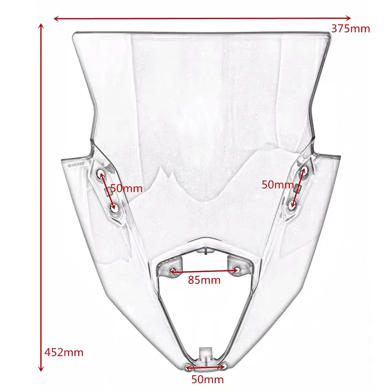 Windscreen For 2020 2021 2022 2023 2024 Kawasaki Ninja 650 EX650 ER-6F ER 6F Motorcycle Screen Windshield Wind Deflectors Smoke