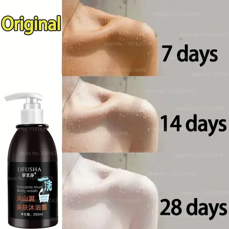 Sabun Mandi Lumpur Gunung Berapi Original Volcanic Mud Body Wash Whitening Putih Satu Badan Shower Gel