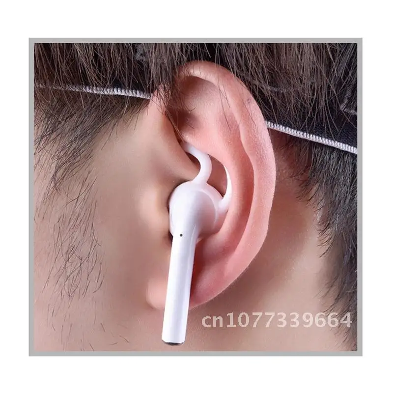 

Earphones Earpods Earbuds Ear Hook Earbud Silicone Sports Replacement With Antislip Eartips Ear Pads For IPod IPhone Headphones