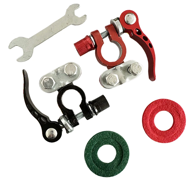 New A Pair Of Car Battery Terminal Connectors Battery Clips Quick Release Disconnect 12V 24V Battery Cable Car Accessories