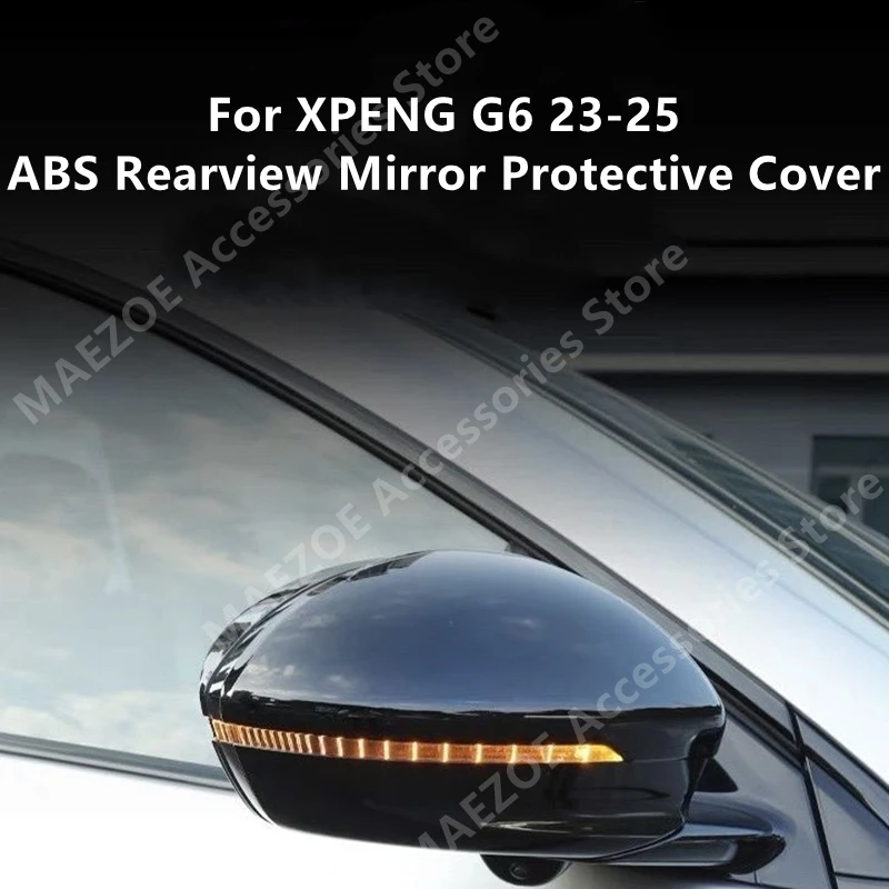 

For XPENG G6 23-25 ABS Rearview Mirror Protective Cover/Rain Eyebrows,Car Exterior Modification Protection Accessories Refit