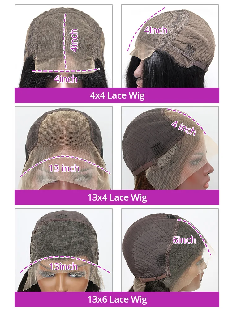 40 44 Inch Water Deep Wave Human Hair Lace Front Wig 4x4 Lace Closure Wig 13x4 HD Transparent Lace Front  Wig 13x6 Brazilian Curly Pre Plucked Human Hair Hair For Women 250 Density view 8