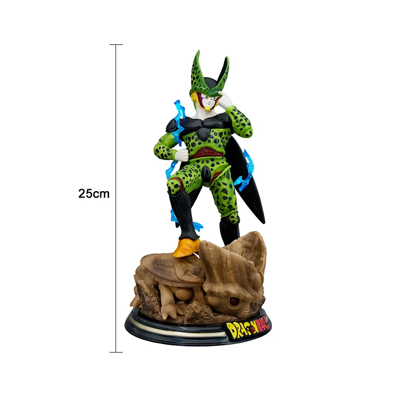 25cm Anime Dragon Ball Figure Cell PVC Action Figurine GK Statue Collection Model Ornament Toys Figures Decoration Doll Gifts