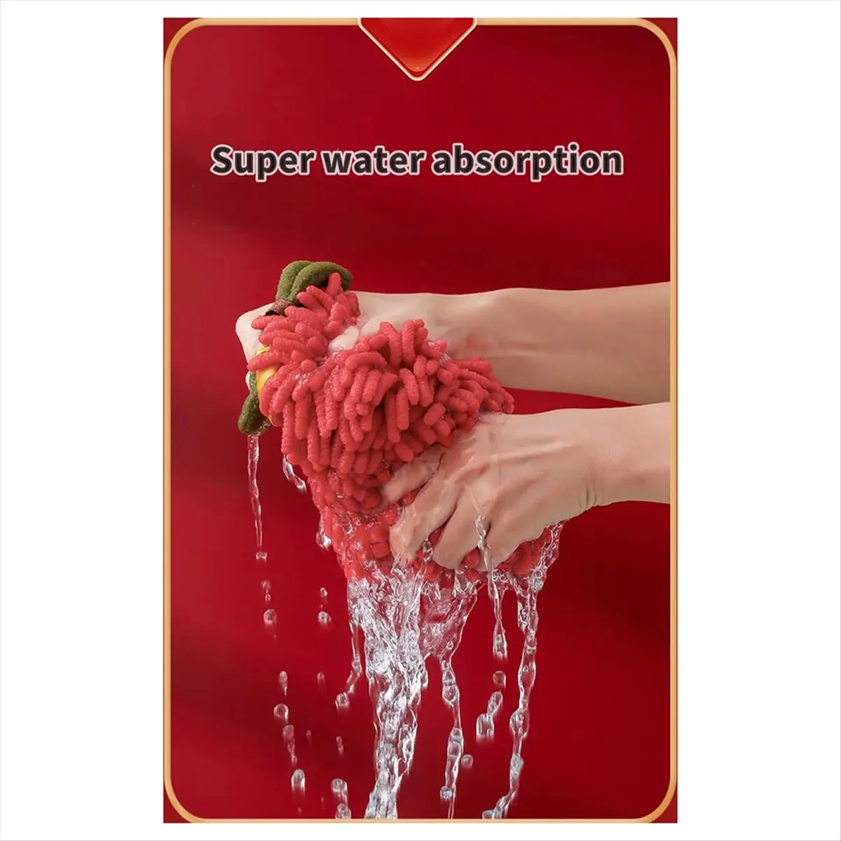 A56K Household Handball Kitchen Supplies Hanging Multi-Functional Hand Towel Absorbent Quick-Drying Cleaning Rag 1