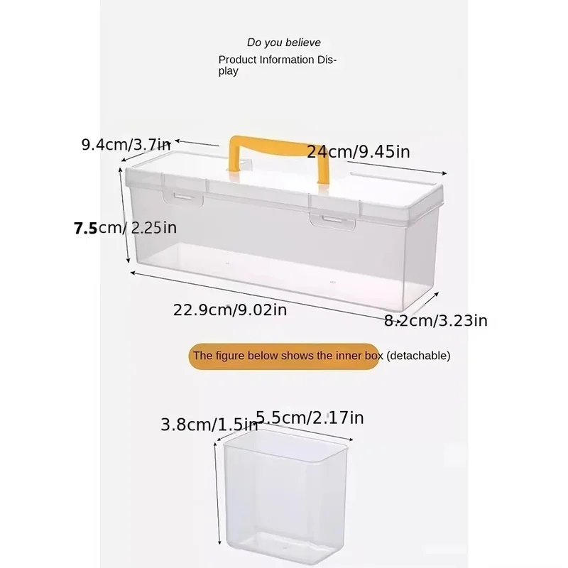 Multi Compartment Tool Parts Storage Box 6 Layer Stackable Organizer for Screws Wrenches Hardware Accessories and Toys Set with