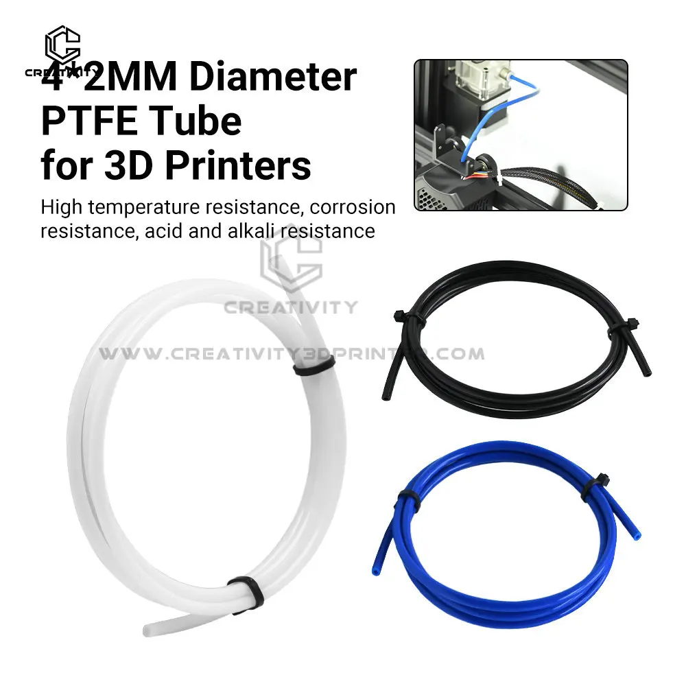 

1M/2M/3M PTFE Tube 3D Printers Parts J-head Hotend Bowden Extruder V5 V6 1.75mm Capricornus Tube ﻿