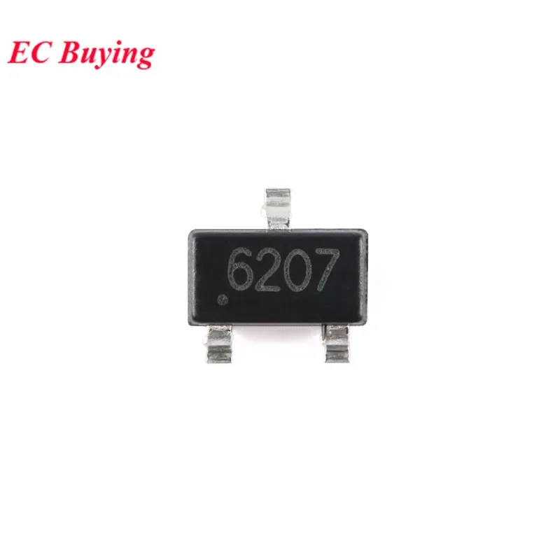 20 個/10 個 CC6207ST SOT-23 CC6207 6207 SOT23 全極性ラッチングマイクロパワーホール効果スイッチセンサー IC チップ