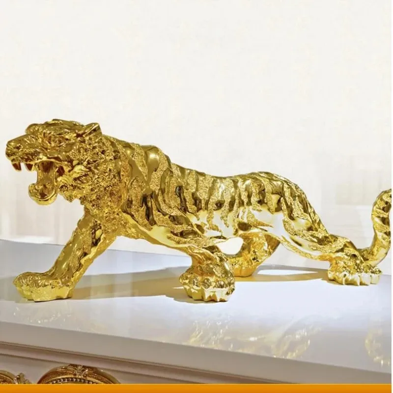 Resin Tiger Chinese Zodiac Home Decorations Natural Making Birthday Gifts and Christmas Wedding decoration