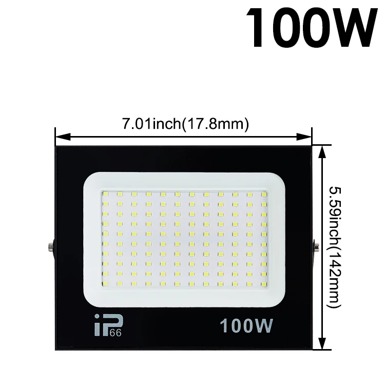 200W LED-schijnwerper Spotlight Projector Buitenverlichting 6500k Waterdicht IP66 voor Muur Garage Gym Straat 220V - afbeelding 1