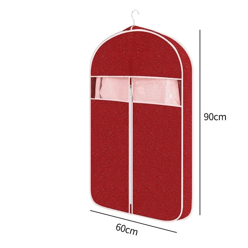 High-quality Household Clothing Organizer Bag Thickened Three-dimensional Long Coat Protective Bag Wardrobe Clothes Dust Cover