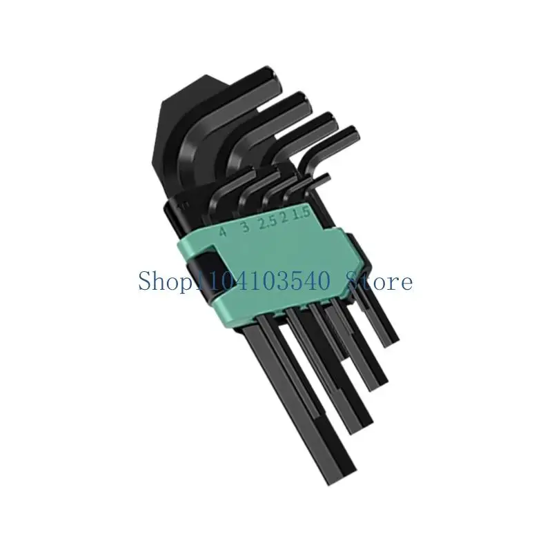 02DC 5 / 9 Piece L Type Wrench Set Steel Hex Key Tool L Type Wrench For Automotive Repair And DIY Maintenance