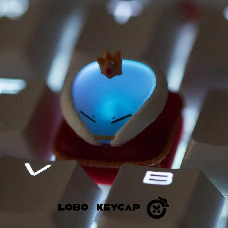 Rimuru Tempest الشكل أنيمي ذلك الوقت حصلت على تجسدت كحل لطيف سطح المكتب لعبة هدية جمع حلية الراتنج الفن أغطية المفاتيح