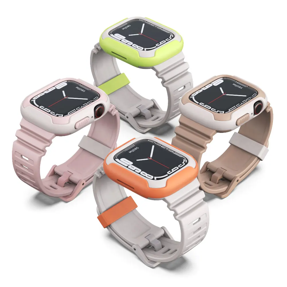Wristband For Iwatch 44mm 45mm 40mm 41mm Strap For Apple Watch Series 4 5 6 Se 7 Bracelet WatchBand for iWatch Accessories