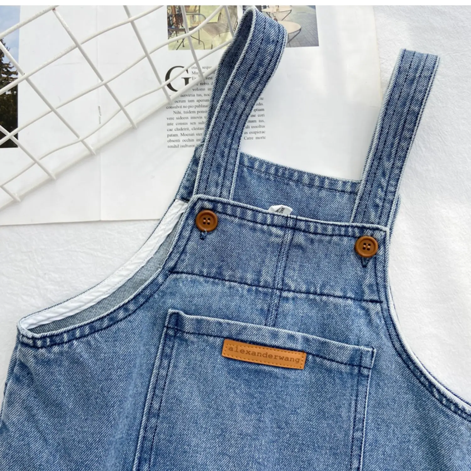 Fashion Baby Kids Denim Overalls Spring Autumn Blue Jean Straps Jumpsuit Korean Style Loose Boys Girls Jeans 2-6Years