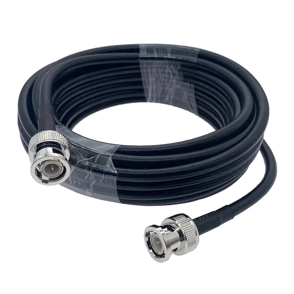 

Feeder to Male Cable Male Coax Cable Nickel Plated Connector Gold Contacts Low Loss Copper Wire