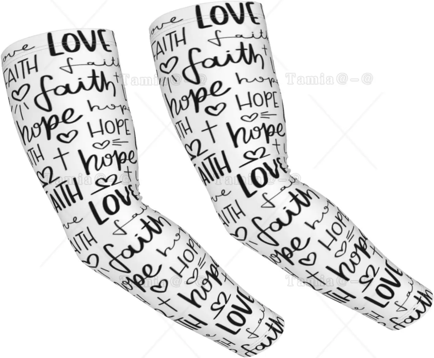 

Jesus Cooling Sleeves for Women Men Fashion Sun Protection Arm Sleeves With Thumb Hole