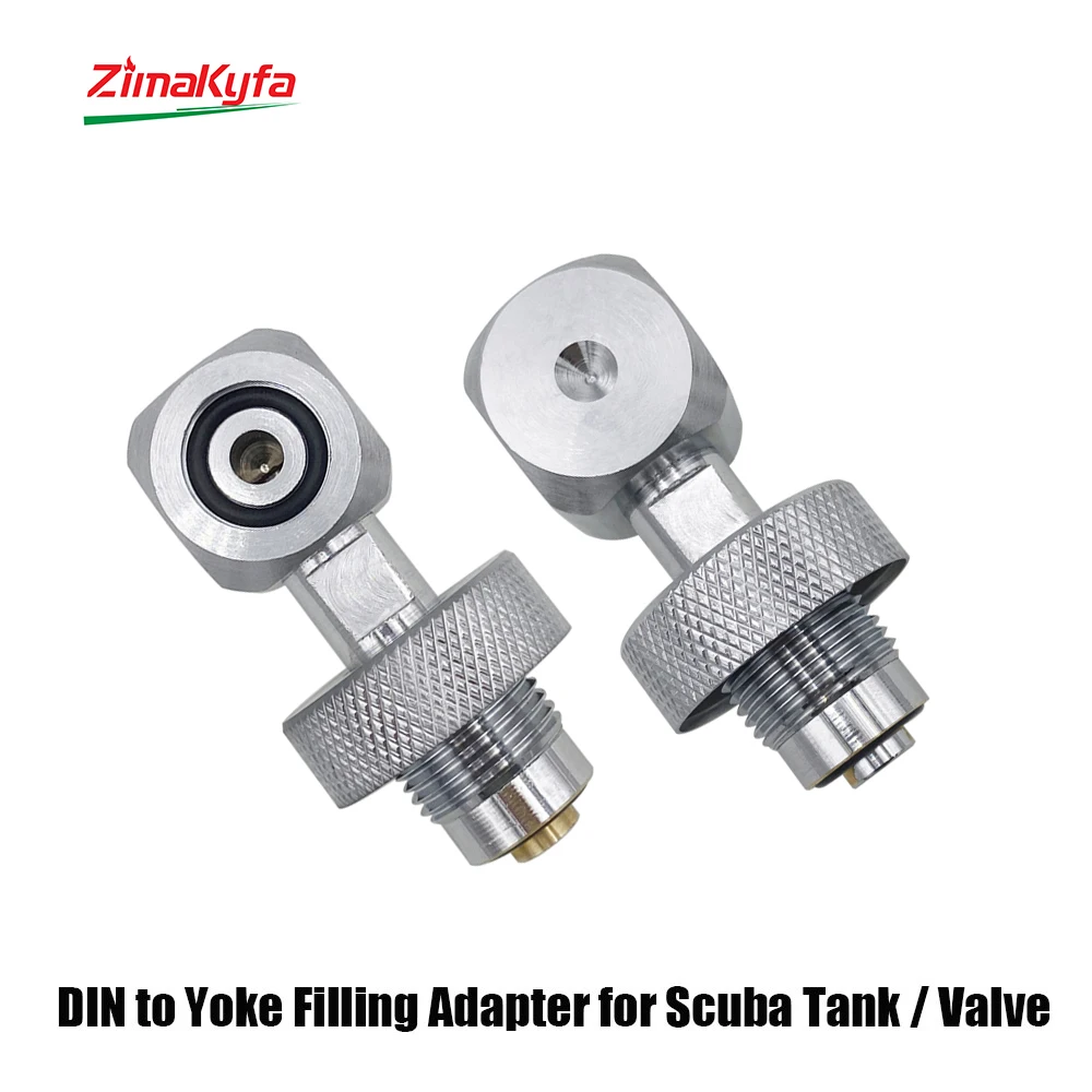 Yoke Filling Adapter Valve To DIN Scuba Tank