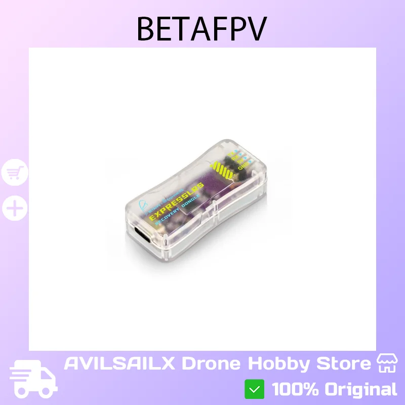 

BETAFPV ExpressLRS Recovery Dongle CP2102 USB-TTL Module No-Solder Spring Pin for All ELRS Receivers