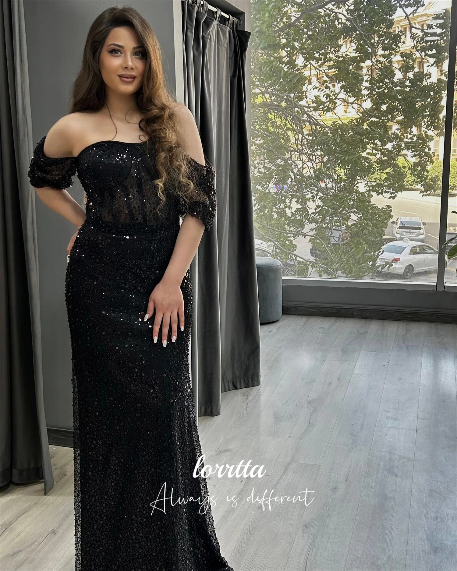 

Lorrtta Customized Women Evening Dress Sharon Happy Evening Dresses Luxury 2025 Party Dress for Wedding Mermaid Beaded Fabric