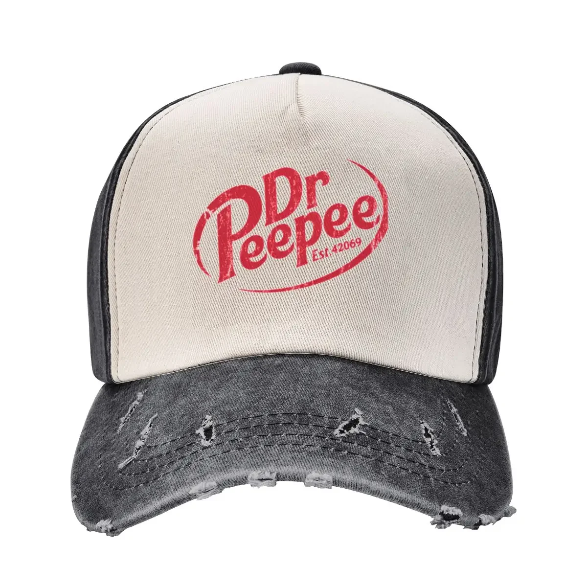 Dr. Peepee logo Classic T-Shirt Baseball Cap derby hat Military Tactical Cap Rave Women's Hats Men's