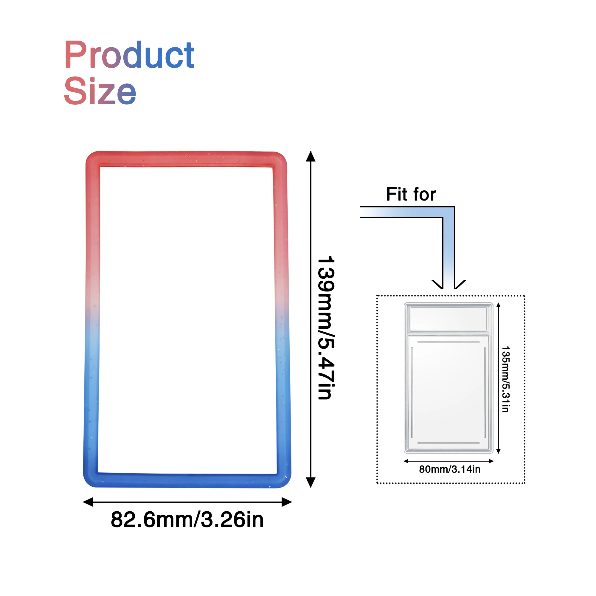 35PT Graded Card Slab Gradient TPU Bumper Case Guard  Card Brick Bumper Case Shock Absorption Protector For Collector Protection