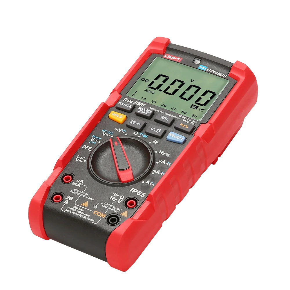 HotUNI-T UT195DS Präzise AC DC Digital Multimeter Taschenlampe LoZ Messung Multimeter Tester Handheld Einstellbare Multimeter