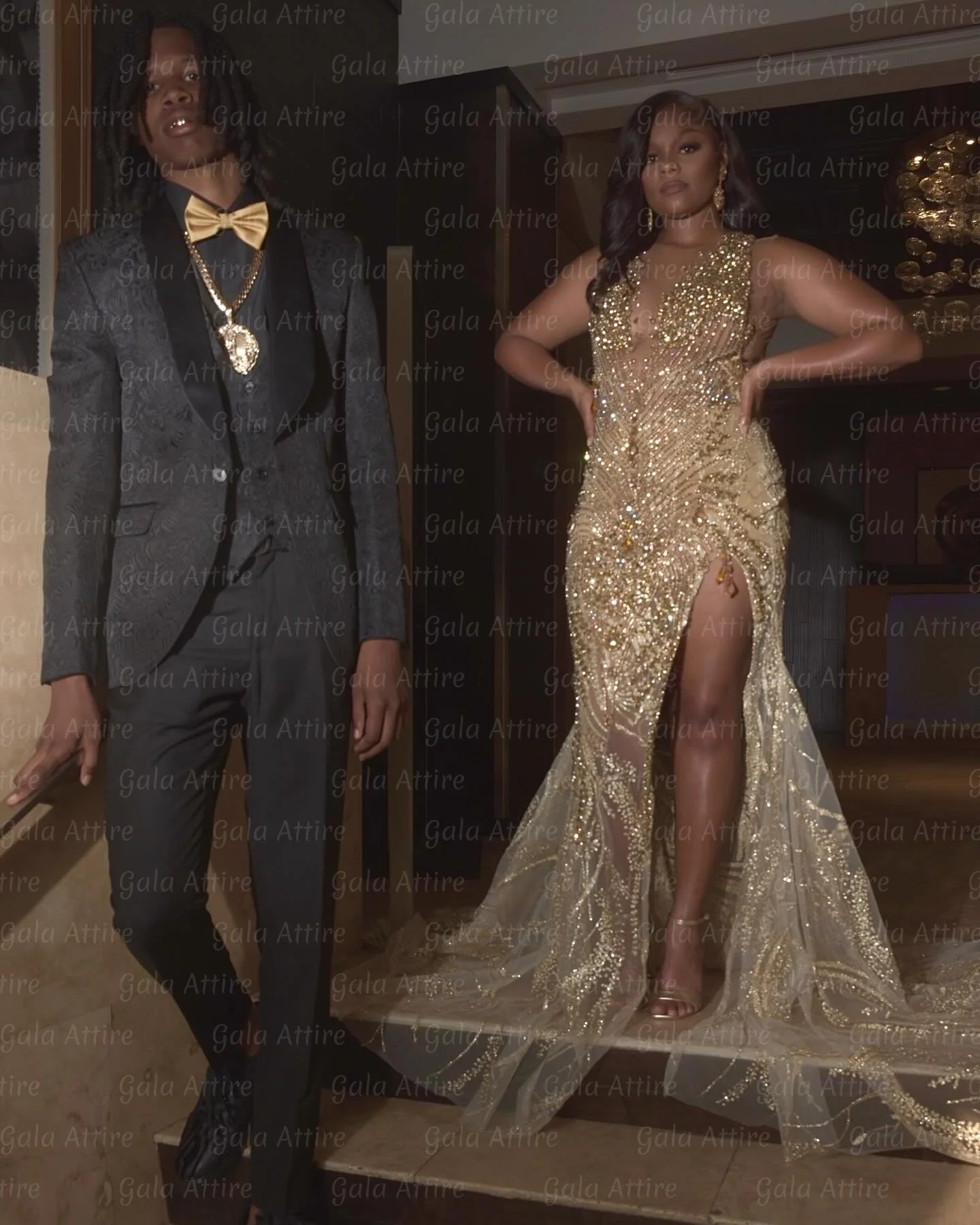 

Glitter Crystal Rich Girl Prom Dresses Sequins Beads Split 2026 Gala Attire Formal Graduation Maxi Vestido de fiesta Customized