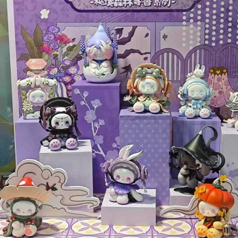 EMMA سر تسعى العطر سلسلة صندوق أعمى لطيف عمل أرقام الدمى تحصيل نموذج اللعب الكرتون ديكور مفاجأة هدية