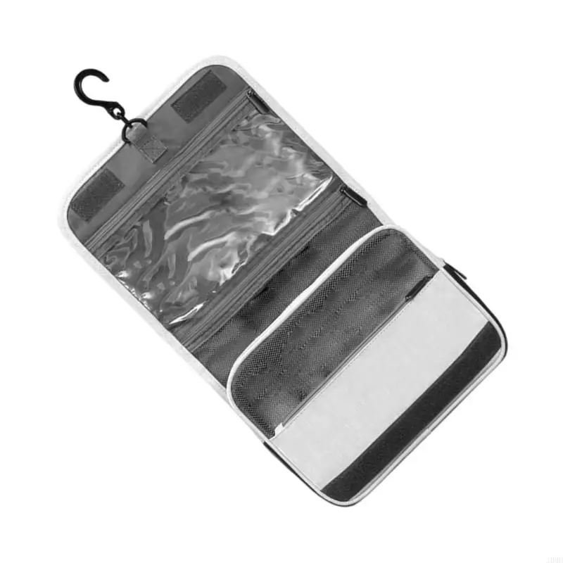 Hanging bathroom toiletry bag with sectioned travel storage space JOMD