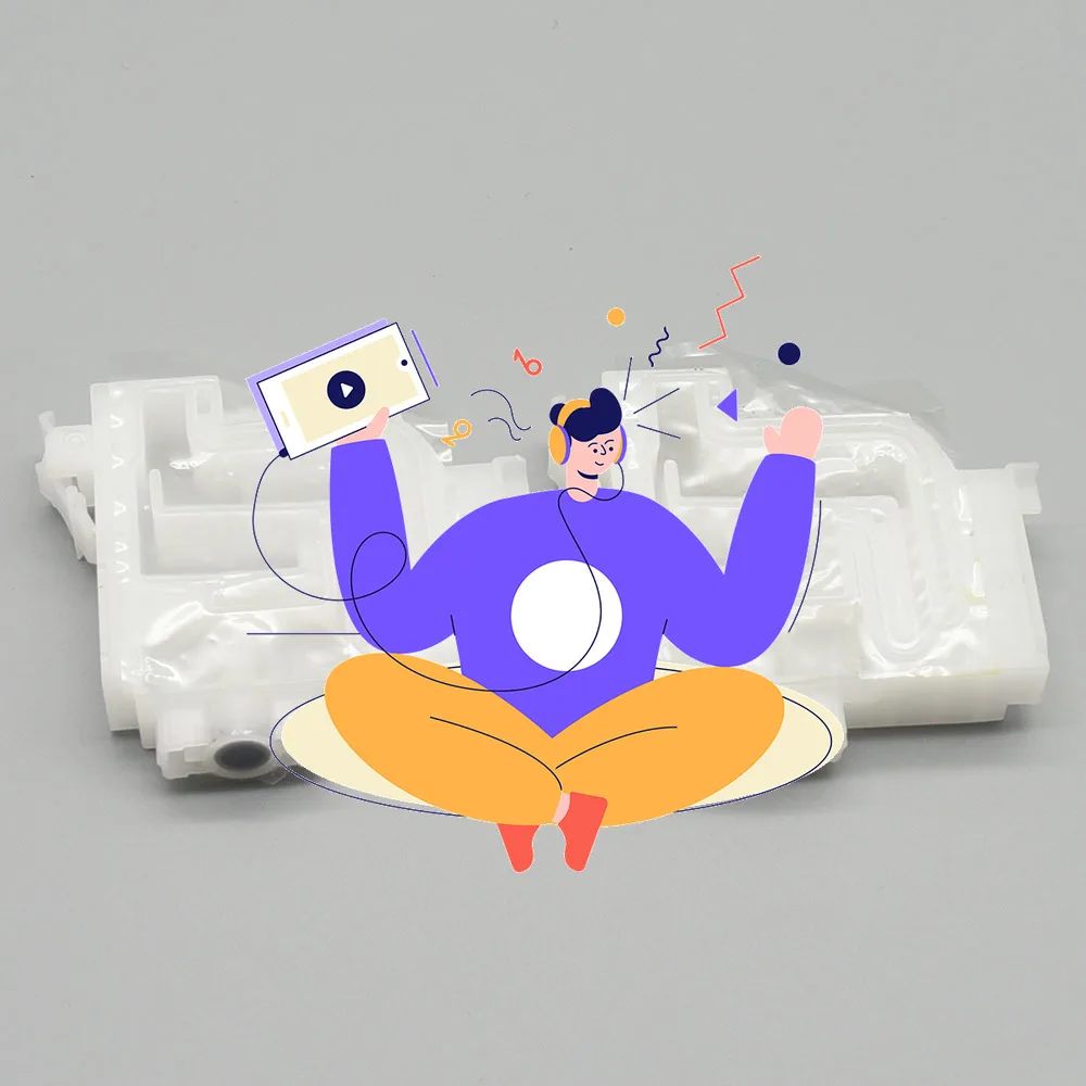 

1758383 1758384 Ink Damper Adapter ASSY for EPSON L1110 L3100 L3101 L3110 L3150 L3151 L3160 L5190