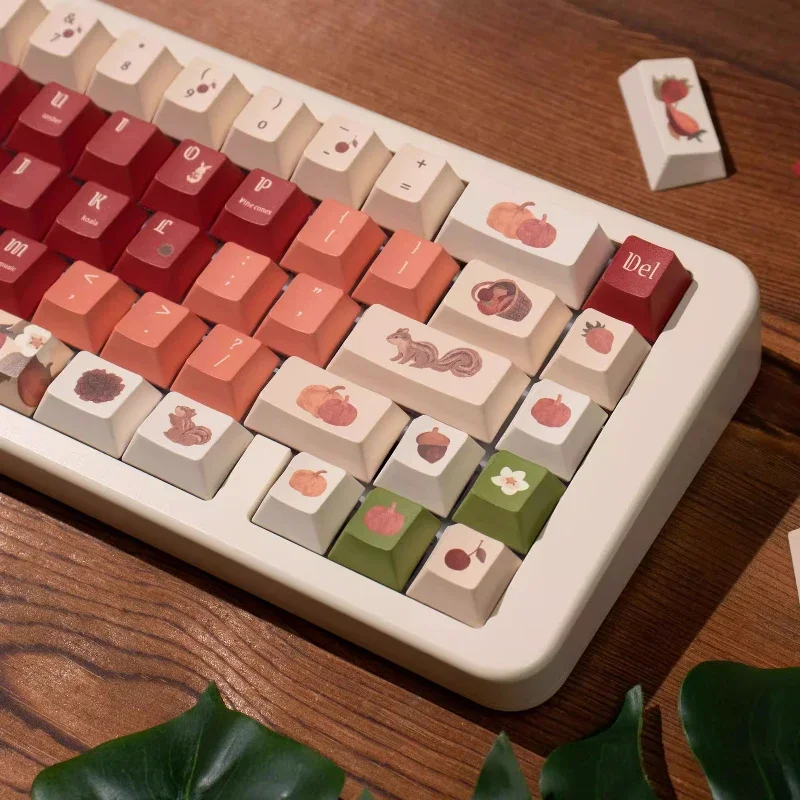 Wald tief Thema Tasten kappen Set pbt Sublimation Kirsch profil Tasten kappen für mechanische Tastatur Zubehör benutzer definierte Tastatur kappen