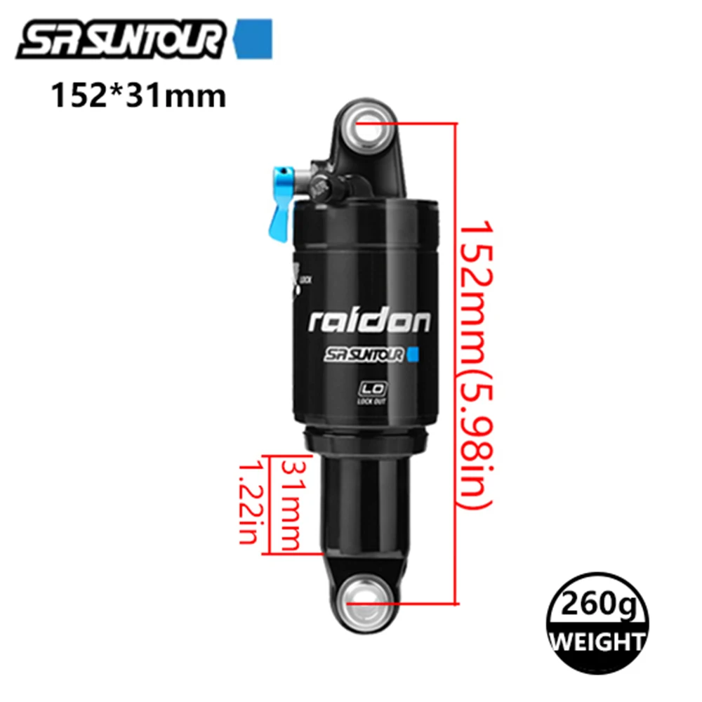 25 New SR SUNTOUR Bicycle Rear Shock MTB Mountain Bike Air Rear