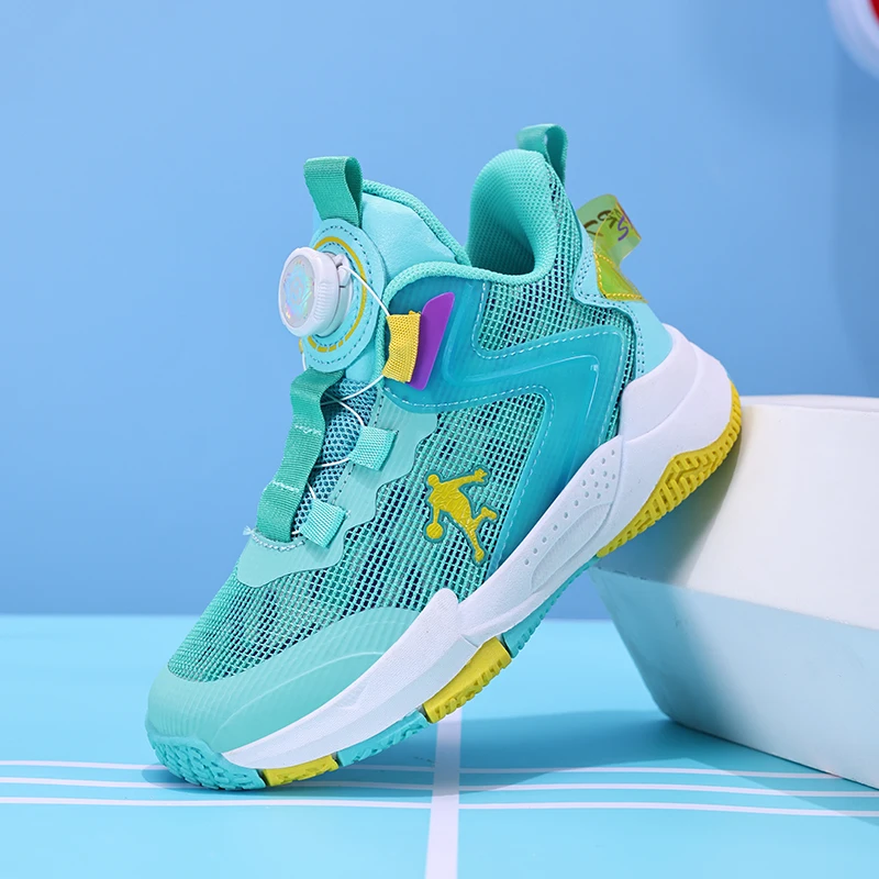 

Children Basketball Shoes Non-slip Breathable Basketball Training Sneakers Boys Girls Athletic Shoes Lightweight Running Shoes