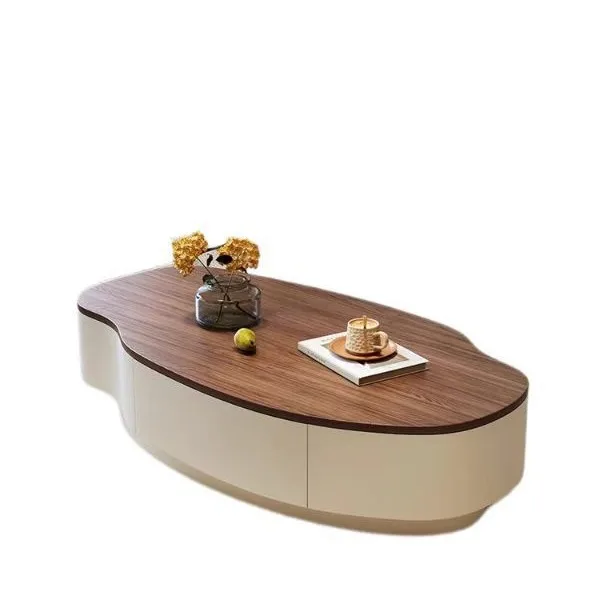 French coffee table living room high sense antique walnut mango home minimalist modern light luxury retro solid wood new