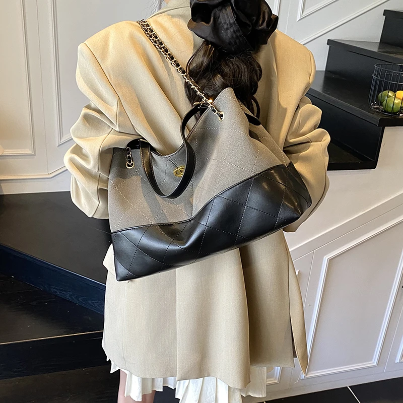 

Popular Classic Leather Tote Bag For Ladies Shoulder Bag Handbag From Luxury Brand Famous Designer Women Elegant