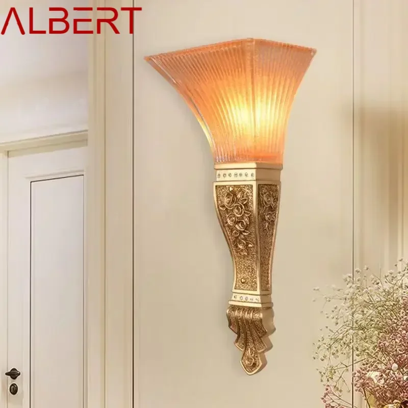 ALBERT Modern Interior Wall Lamp LED Creative Glass Roman Column Sconce Lights for Home Living Room Bedroom Decor