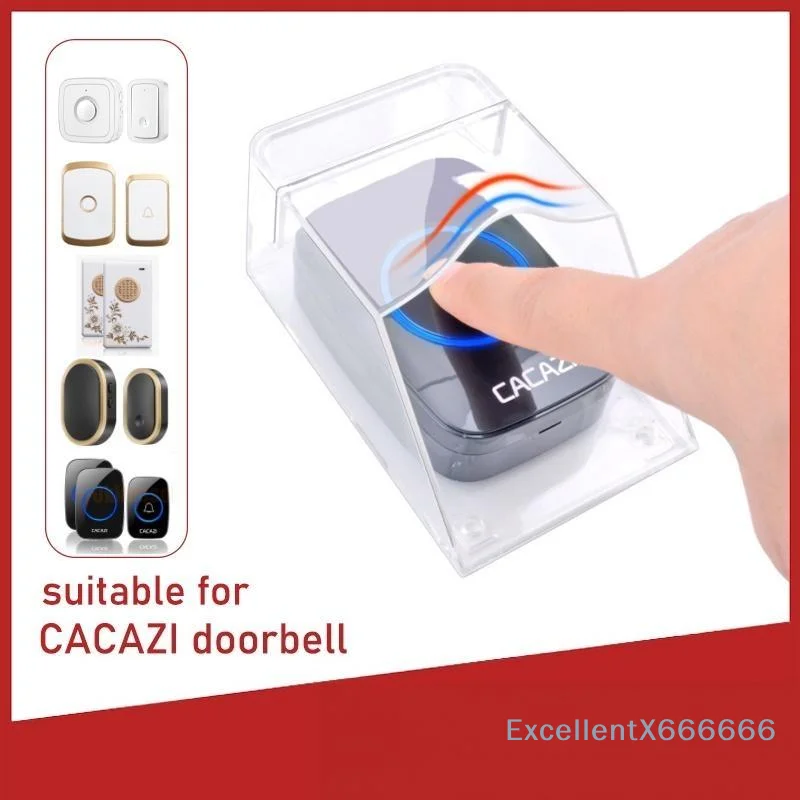 Waterproof All Weather Doorbell Access Control Cover Clear Durable Outdoor Protector for Warehouse Entry Door Protection