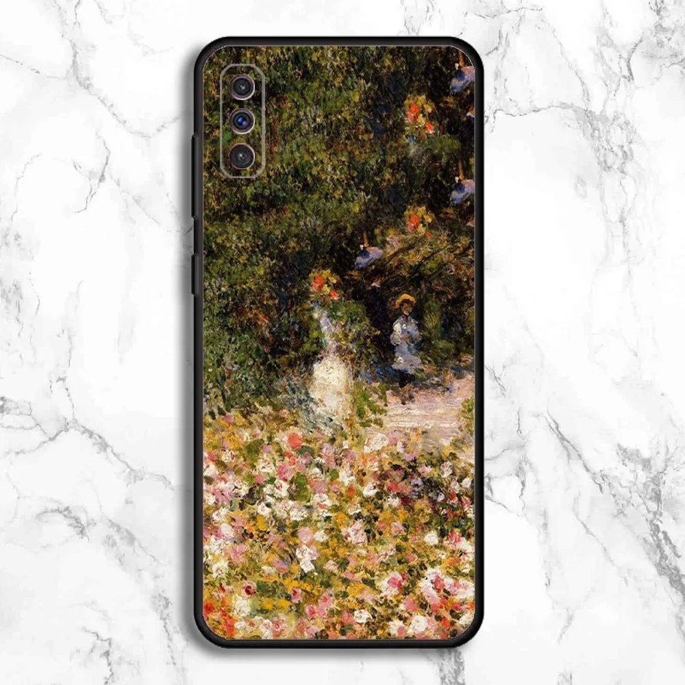 Pierre-Auguste Paintings Renoir Phone Case For Samsung Galaxy A13,A21s,A22,A31,A32,A52,A53,A71,A80,A91 Soft Black Phone Cover