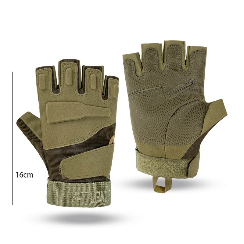 Tactical Gloves For Men, Full Finger Plush Insulation For Military Enthusiasts, Outdoor Anti Slip And Wear-resistant Sports Trai