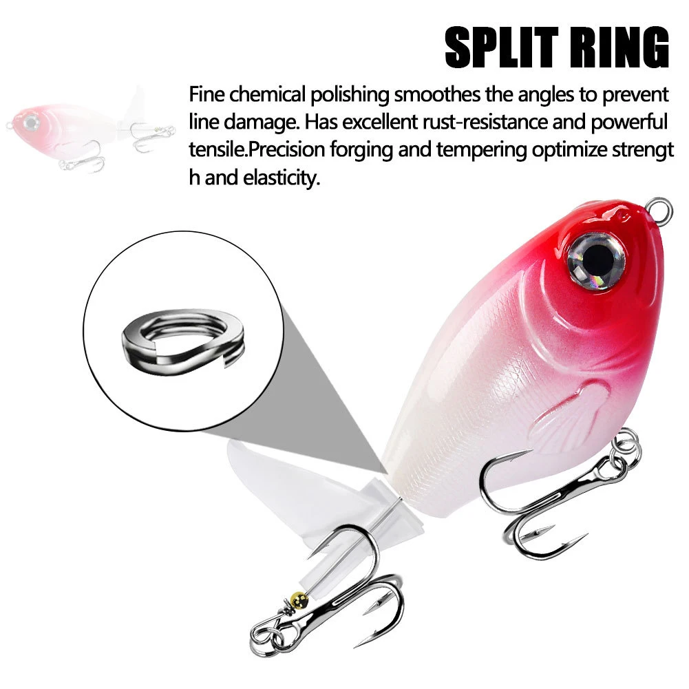 5PCs Fishing Lures Slow Swimming Topwater Lifelike Swimbaits With Floating Rotating Tail For Bass Pike Trout Salmon 8cm/11.5g