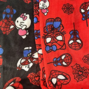 Spider -Man -Pyjama -Hosen, Hello Kitty -Pyjama -Hosen, Freizeitflanell, Cartoons, neu, 2022 Hosen 8 Hauptverkauf Pyjama Spiderman Man - №4