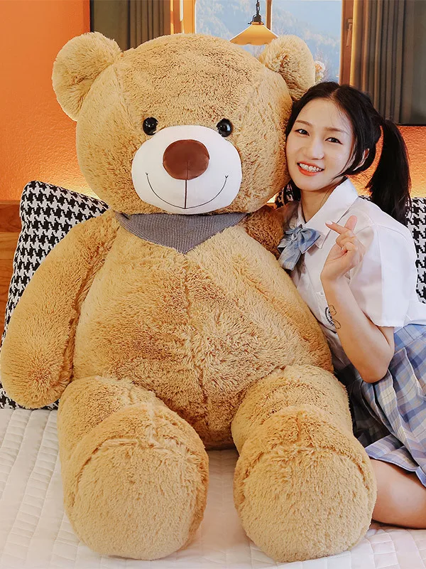 かわいいクマのぬいぐるみ-pp-綿入りベルベット生地枕誕生日プレゼント女の子スタイル抱き枕スーパーマーケット大型サイズ