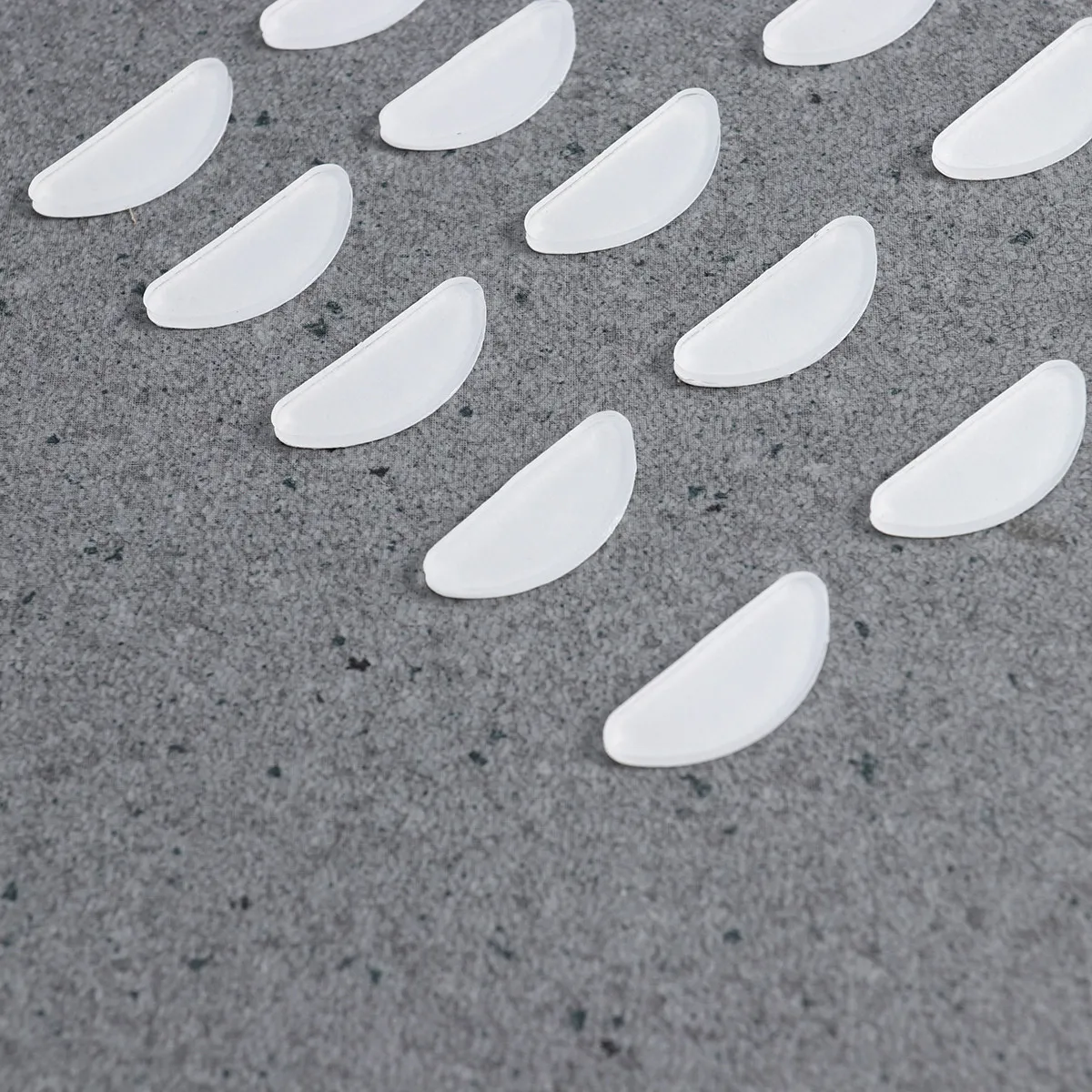 

10 шт. силиконовых накладок на нос для очков, самоклеящиеся, без усилителей, для пластиковых оправ, увеличивающие высоту, белые