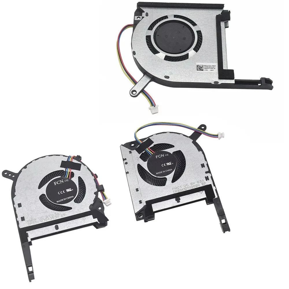 Laptop GPU CPU Cooling Fan for ASUS TUF Gaming A15 FA506 IV FA506IU FA506IH FX506 IU FX506LH Cooler Radiator Replacement Parts