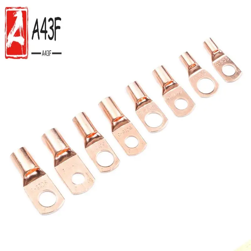 

A43F-260Pcs Подглядывающая медная трубка, клемма 120 шт., клемма для проводки SC, 140 шт., комбинация термоусадочной трубки с медным носом