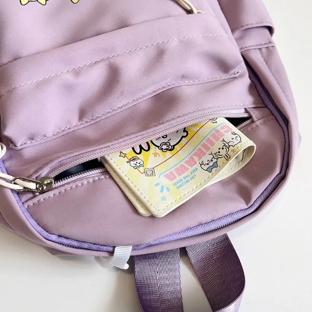 Borse da scuola leggere per studenti Cinghie regolabili Chiusura con cerniera Borsa a tracolla per cartoni animati Zaino da ragazza confortevole e traspirante