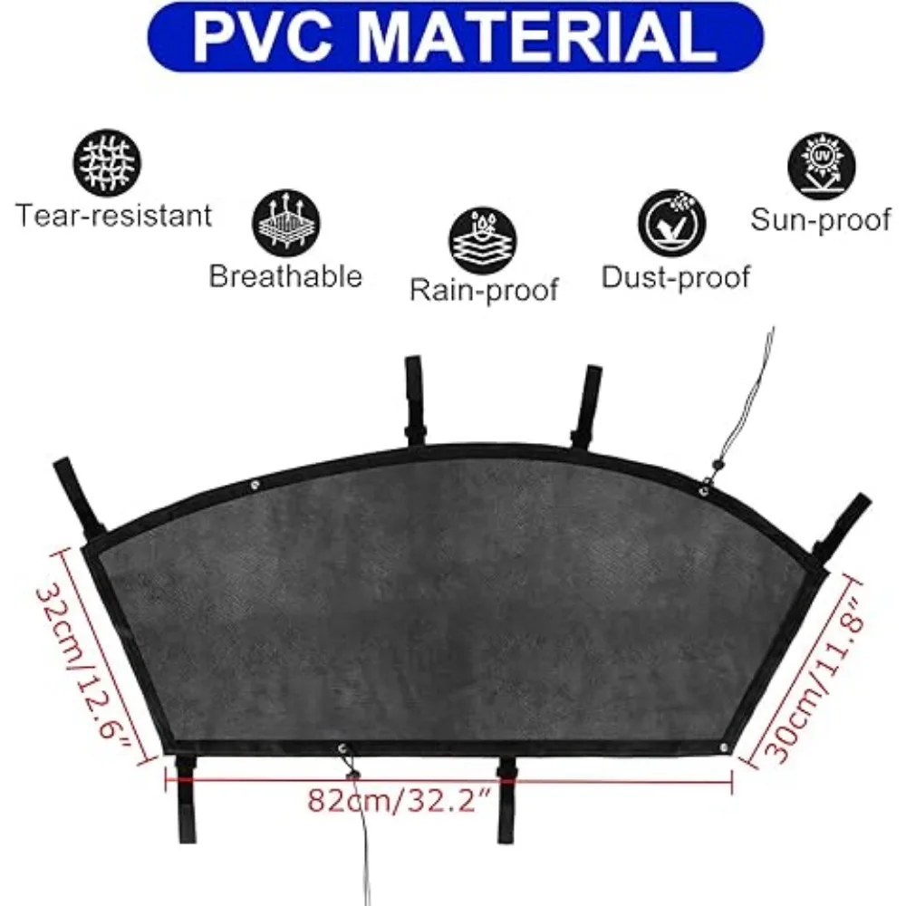 UTV X3 Window Net Upper Door Windows Net UTV Window Mesh for Can-am Maverick X3 2015-2024 Accessories