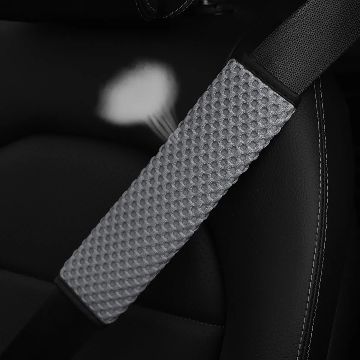 Atmungsaktiver Netz-Schultergurtschutz für Autos, Dekorativer Sicherheitsgurt-Aufsatz für den Autoinnenraum, Auto-Innenausstattungszubehör – Detail 10